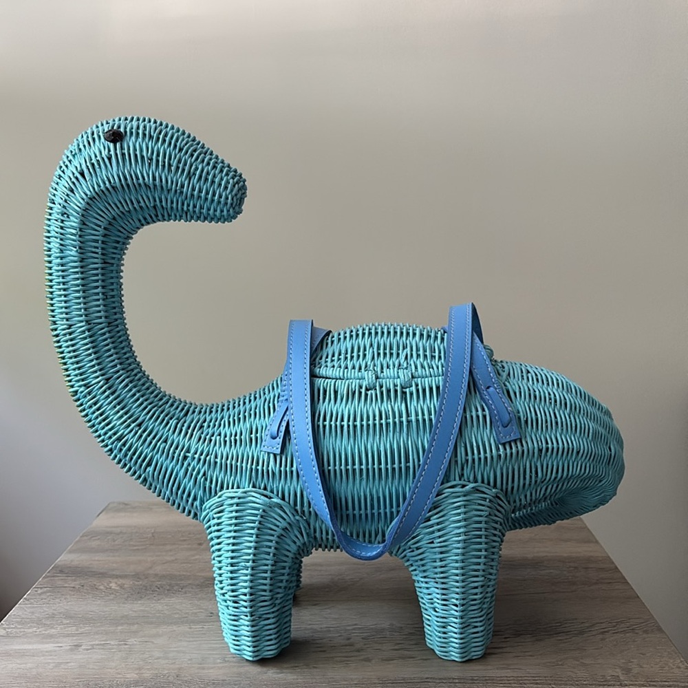 Wicker Darling Nessie the Dino Bag - Picture 8 of 11